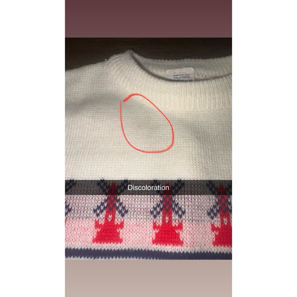 Vintage 1970's Lyttle Angel Originals Windmill Sweater Cottage Core 3-6M Boy - Picture 13 of 13